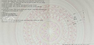 chính chủ bán lô đất vàng lô góc cực đẹp 400m2 thổ cư mặt đường đồng chằm đông xuân giá tốt 30tr/m2