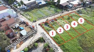 bình mỹ - củ chi góc 2 mặt tiền 5x20 full thổ cư - xây dựng hoàn công đường thông ô tô