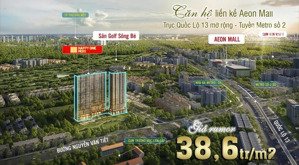 căn 2pn tt 390tr sở hưũ ngay liền kề ql13 - metro số 2 - aeon mall, happy one mori - vạn xuân group