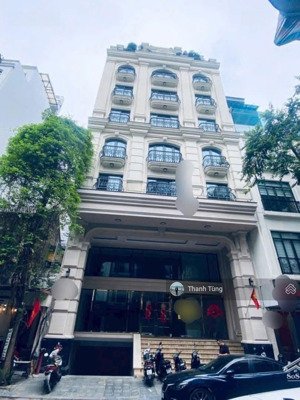 292m mà có 69,9 tỷ toà nhà 8t thang máy mặt tiền 7,5m mp tô vĩnh diện vỉa hè oto tránh kd sầm uất