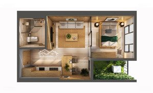 bán 1 phòng ngủ sky forest diện tích 34m2, ban công view sông hồng, giá bán 2,9tỷ bao phí
