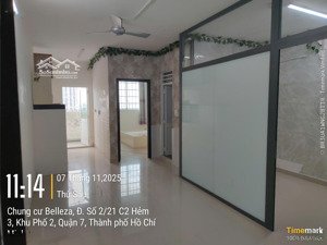 bán căn hộ belleza, 46,3m2 (thông thủy), 2pn, 1wc, nhà trống, sổ hồng, hỗ trợ vay. giá: 2,65 tỷ