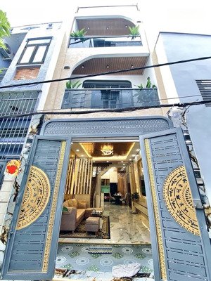 nhà mới 3 lầu, dt 4x12.5m, đường xe hơi, full nội thất, huỳnh văn nghệ, tân bình, hcm giá gần 8 tỷ