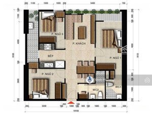 bán căn góc 3pn centana thủ thiêm, q2, hcm. dt 88m2 giá 6,3 tỷ full nội thất, lầu cao. sổ hồng sẵn