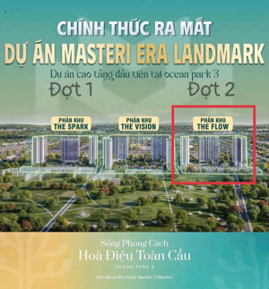 booking đợt 2 dự án masteri era landmark /chỉ với 6x triệu/m2 sở hữu căn hộ cao cấp được ck đến 17%