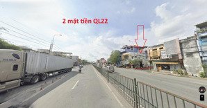 bán nhà cấp 4 2 mặt tiền ql22 5.5 x 20 giá 2tỷ5