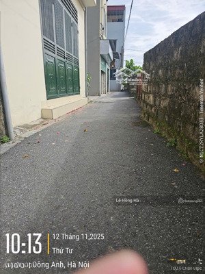 chính chủ bán 54m² đất lộc hà, mai lâm. ngõ 2.2m, vị trí đẹp gần cầu tứ liên, giá tốt