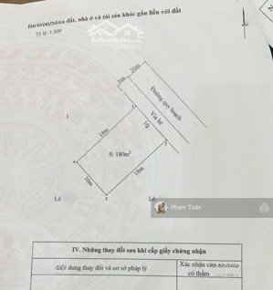 mặt đường 30m lô áp góc đất tái định cư gốc lim, đằng hải (c846) lh 