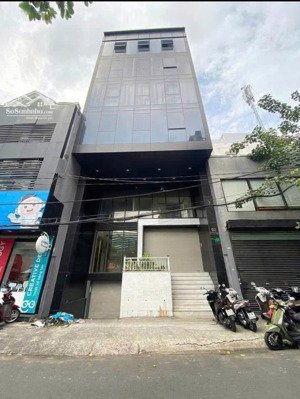 cho thuê tòa nhà hẻm 8m thông khu vip k300. hầm - trệt - lửng - 4 lầu. sàn trống suốt.