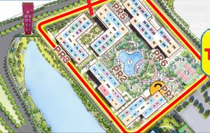 bán chung cư 2n2vs 66,3m2 the paris - vinhomes ocean park đông nam view sông giá chỉ 4,45tỷ, 66,3m2