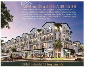 nhận booking giữ chỗ dự án nhà phố golden bouleverd