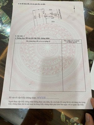 bán đất sau dãy nhà 5x14 tc 100%, sát tt hành chính & kcn bàu bàng, giá 860tr, bao sổ có ht bank