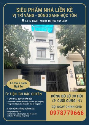 chính chủ - bán nhà liền kề - kinh doanh dòng tiền - mới hoàn thiện - kđtm vân canh