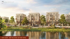 biệt thự song lập góc ven sông - vị trí đẹp nhất mua lãi ngay 20%