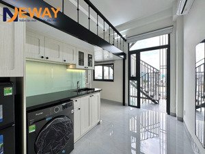 chính chủ cho thuê duplex bancol mới xây full nội thất - máy giặt riêng gần đầm sen park