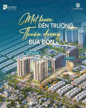 bán lại căn 2 phòng ngủ phân khu masteri grand view kđt the global city, giá từ 115 triệu/m2
