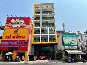 bán gấp nhà mt ngay sân bay- trường sơn, tân bình- dt 9x20m - 4 tầng- hdt 190 triệu - giá 52 tỷ