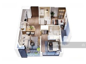 duy nhất căn hộ 2pn masteri era landmark ocean park 3 - view hồ, view pháo hoa giá chỉ từ 3.3 tỷ