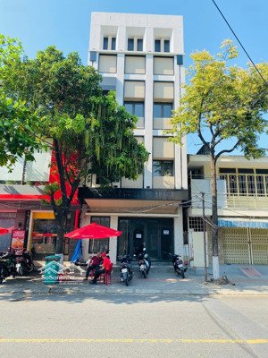 cho thuê nhà 4 tầng mặt tiền tiểu la , hoà cường bắc - 27 triệu