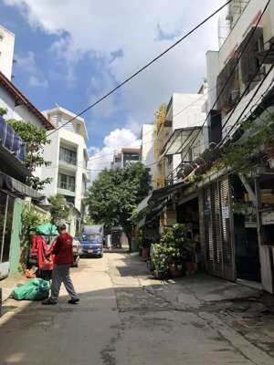 bán nhà hẻm xe hơi cách 20m ra mặt tiền chu văn an (6 x 12)m 4 tầng nhà mới dọn vào ở ngay - 8.5 tỷ