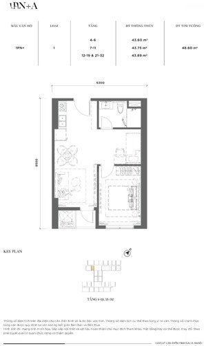 cần bán căn 1 ngủ 48m galia chênh thấp cần bán trong tuần lh 