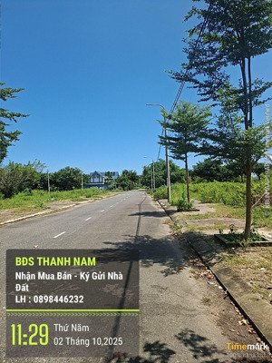 ngang 7.22m.(đối diện cv) kđt green city đường 7.5m.vị trí đẹp xây biệt thự giá chỉ 4.280ty