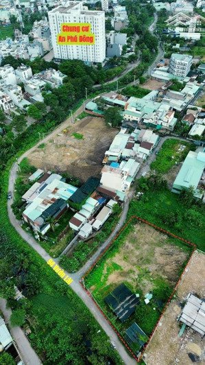 bán đất xây cao tầng đường lớn, rạch 94 vườn lài, dt đất 163m2 thổ cư 80m2, giá 7.3 tỷ đường dp 16m