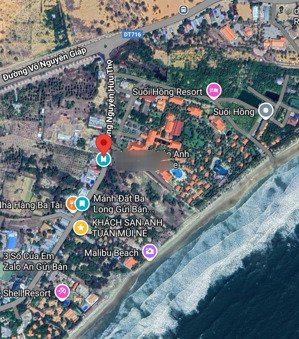 bán đất tại nguyễn hữu thọ, mũi né, phan thiết, 15 tỷ, 520 m2, hàng hiếm tại uy tín