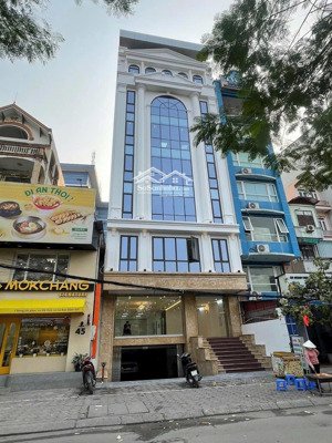 cho thuê nhà mặt phố châu long 180m2 x 9 tầng mt 8m có hầm thông sàn thang máy pccc đầy đủ sạch sẽ