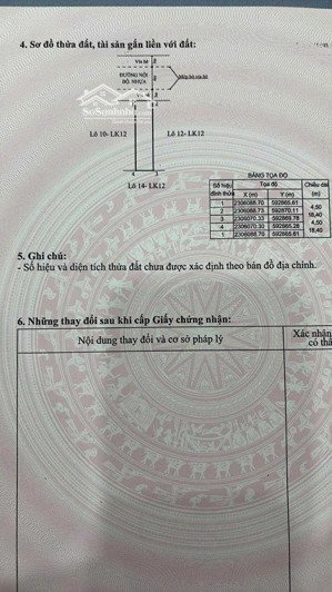 bán lô đất 82,8 m² tuyến 2 hộ phụ xi măng đồng thái, an dương diện tích: 82,8 m² 3,7 tỷ