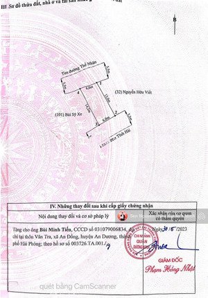 - lô đất hoà nghĩa - 2 mặt đường nhựa to - mặt tĩnh hãi + mặt thể nhân