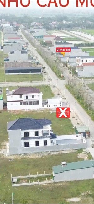 chính chủ bán đất đường đôi 150m2 hai mặt tiền ở kđt sao mai triệu sơn