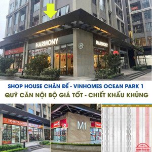 gấp!!! ngoại giao nội bộ: 2 căn shop chân đế đẹp cam kết giá tốt nhất thị trường
