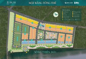 cần bán biệt thự view sông 165tr/m - 120.7m bao thuế phí