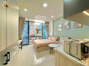 cho thuê căn hộ ban công, q1, đường đề thám, gần chợ bến thành, cầu ông lãnh, công viên 23/9