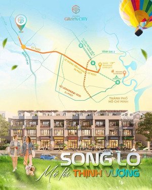 chỉ từ 5,4 tỷ sở hữu vh green city long an 75m2 nhận xe vf3,chỉ cần 15% vốn tự có miễn lãi 24 tháng