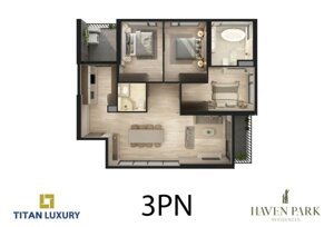 Bán 3 ngủ, 100m2 sử dụng - chung cư Haven Park Ecopark ,căn góc view thoáng - 7 tỷ