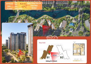 hot! độc quyền căn hộ 2pn - b1.xx.15 giá 8,4 tỷ view trực diện hồ bơi, miễn gốc lãi 3-4 năm