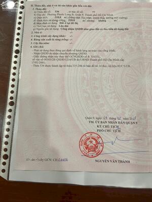 Đất biệt thự SHR khu dân cư kiến á đường liên phường cần bán gấp