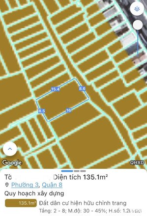 nhà dạ nam, p2, q8, dt: 135m2, ngan 8,5m nhà cũ tiện xây mới chdv 6 tầng, khu vực chợ rạch ông