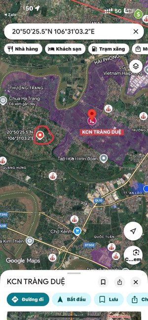 thổ mở bán 10 lô f0 siêu tiềm năng vị trí: sát kcn tràng duệ 3