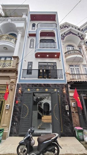 bán nhà 4 tầng mtkd bình thành, đối diện công viên hồ trái tim, khu đồng bộ đường 10m