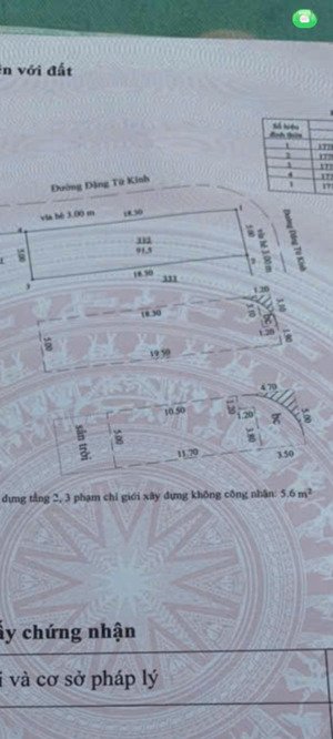 nhà mặt phố tại 05 đường đặng tử kính, 16,5 tỷ, 92 m2, hàng hiếm view đẹp