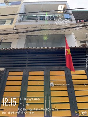 bán nhanh nhà phú thọ hoà - tân phú 3 tầng - 4,5x11,5-giá chỉ 5.9 tỷ(tl)
