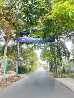 BÁN NỀN - MẶT TIỀN (Đường ĐINH CÔNG CHÁNH). Cách cầu BÌNH THUỶ chỉ 200m