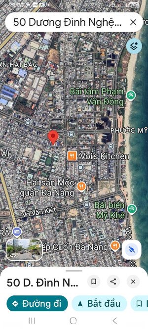 tôi cần bán đất đường dương đình nghệ phước mỹ sơn trà đà nẵng gần bãi tắm mỹ khuê