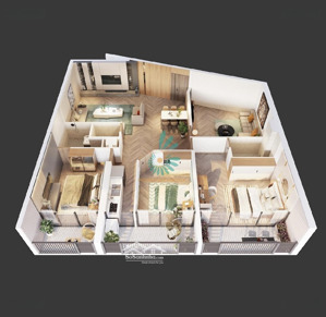 sốc nhà đẹp giá rẻ chỉ 70,5tr/m2 căn 3pn tại dự án the one complex số 1 định công