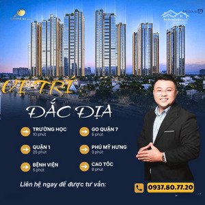 căn hộ q7 view sông, sunshine sky city cao cấp q7 liền kề phú mỹ hưng, giá chỉ từ 7x triệu/m².