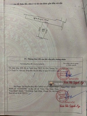 chính chủ gửi bán 45,2m đất thổ cư tại cổ dương tiên dương đông anh, giá loanh quanh 4tỷ.350