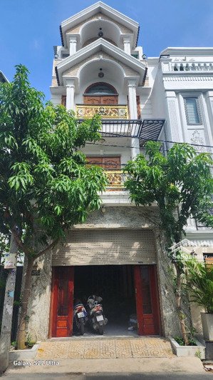 nhà bán 4 tầng- 1 xẹc sông vam thuật-cuối nguyễn oanh -xây kiên cố dân trí cao